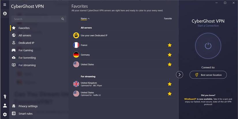 how to use CyberGhost Virtual Private Network