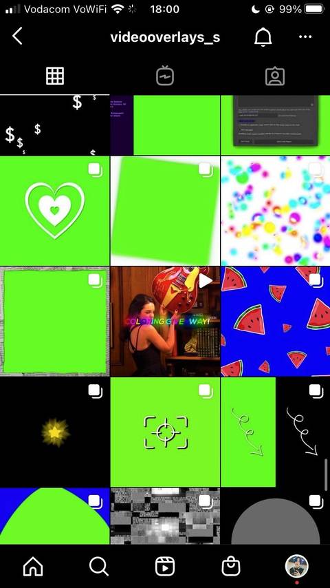 Green Screens Instagram