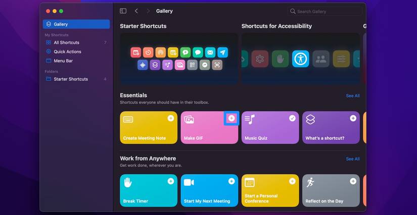 How to Start Using the Shortcuts App for macOS