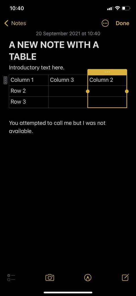 How to Create and Format Tables in Apple Notes Like a Pro