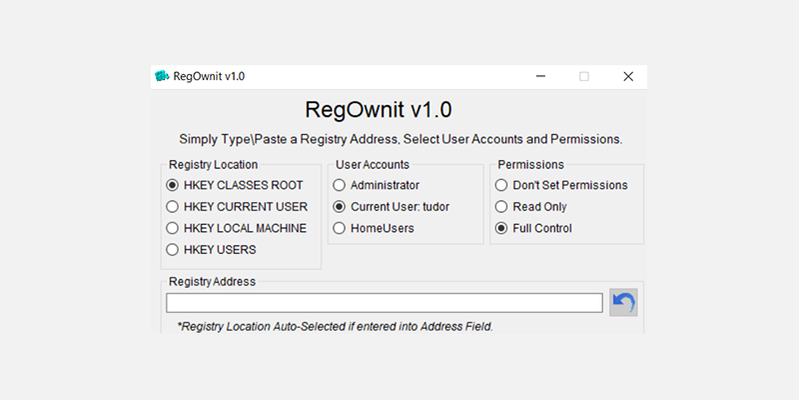regownit registry tool for full ownership