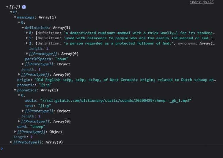 Learn To Build a Simple Dictionary Application Using JavaScript