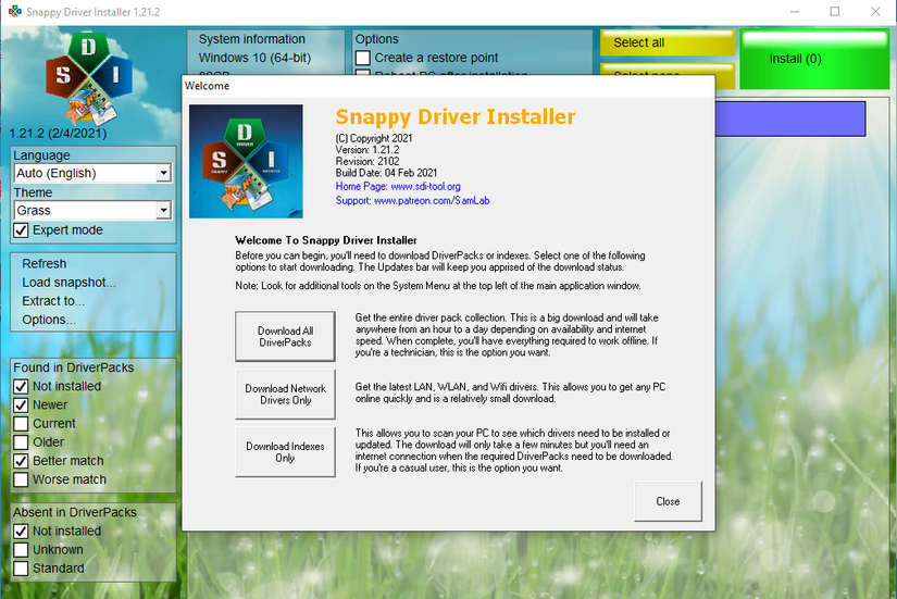 snappy driver installer