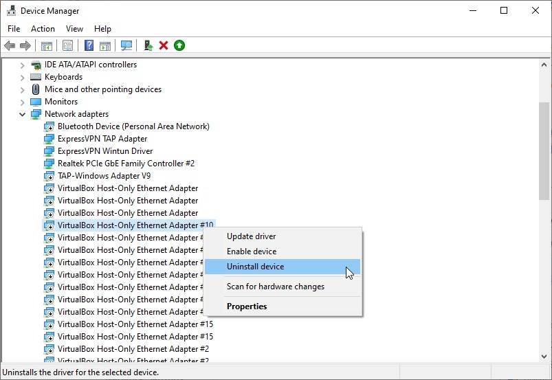 Adapter Removal Computer How to Remove a Network Adapter in Windows 10 and Windows 11