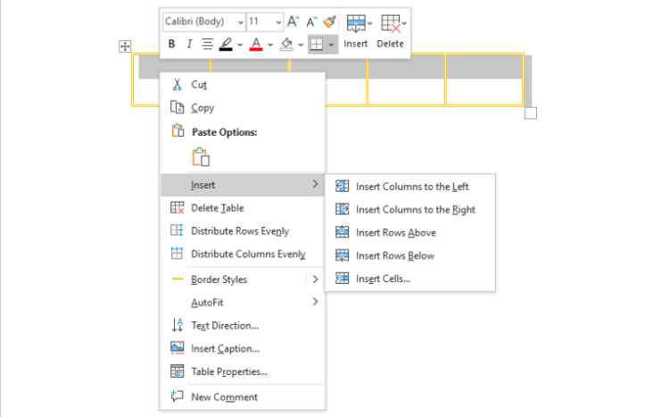 Inserts Draw How to Use the Draw Table Feature in Microsoft Word