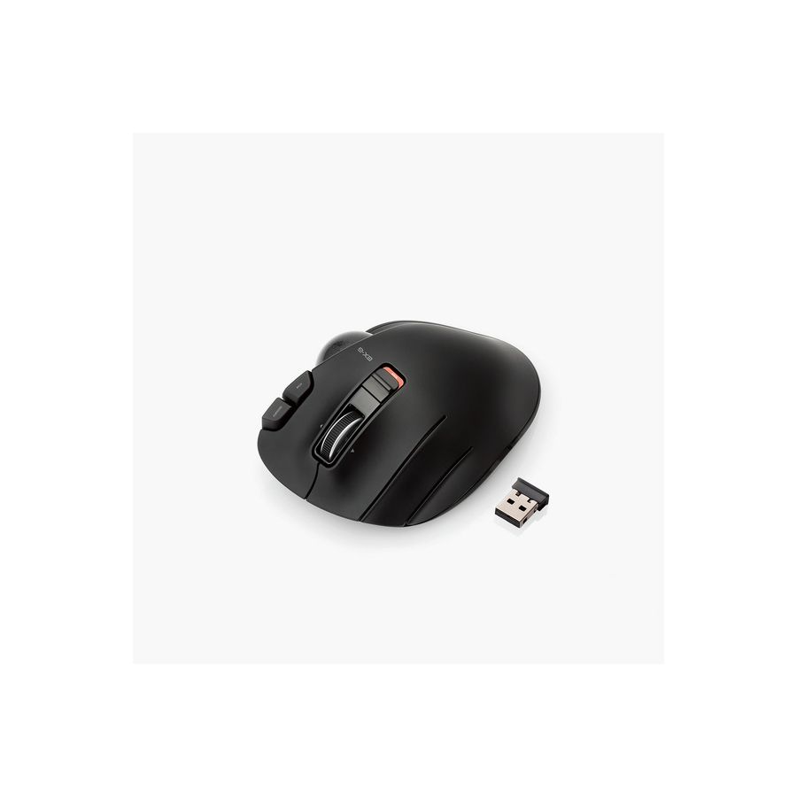 ELECOM Left-Hand Wireless Trackball Mouse 01