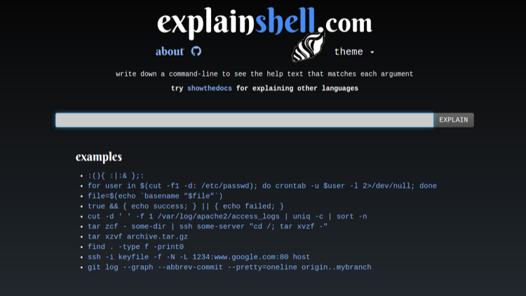 ExplainShell: A Web-Based Alternative to the Traditional Linux Man Pages