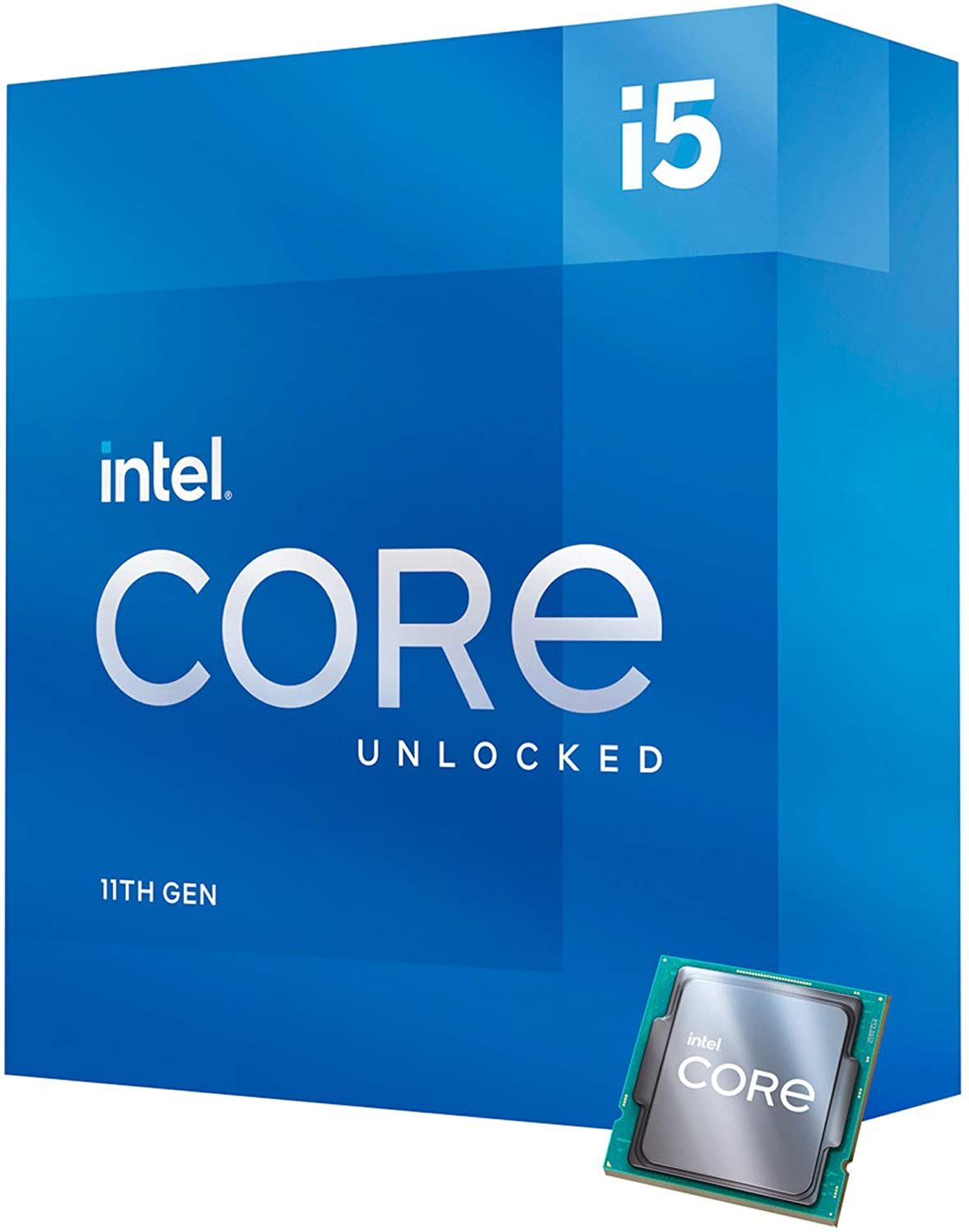 Intel Core i5-11600K with chip