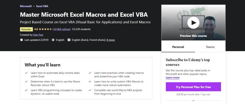 The 5 Best Online Courses to Master Advanced Excel