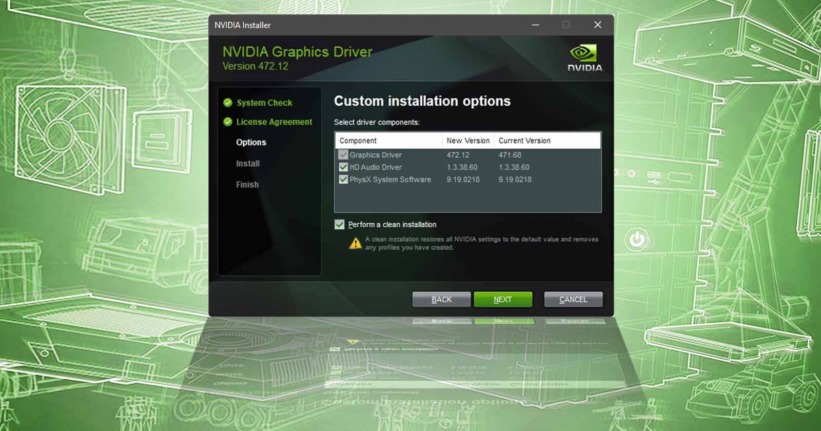 Nvidia Disk Customize Your NVIDIA Drivers Installation With NVCleanstall