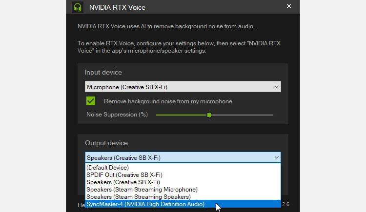 Nvidia Configure Sound Clean Up Your Audio on Older NVIDIA GPUs With RTX Voice
