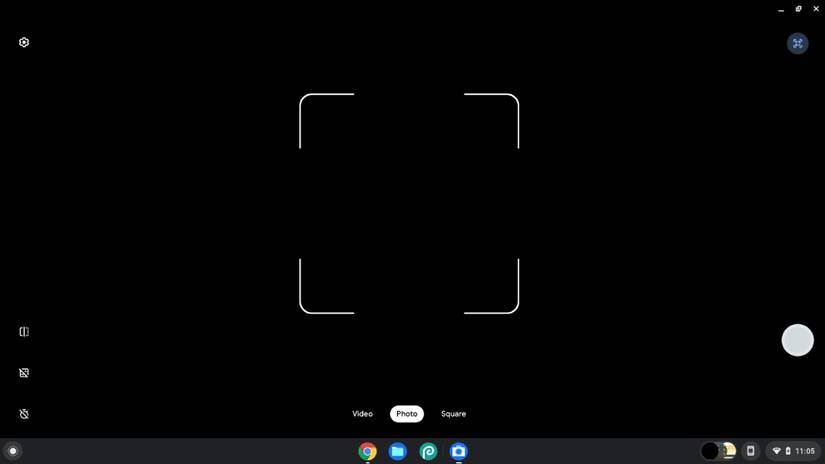 Scanning a QR Code in QR Code Mode of the Camera App