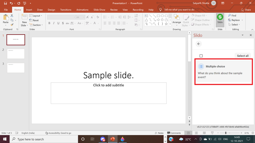 How to Add Polls and Q&A to Your PowerPoint Slides With Slido