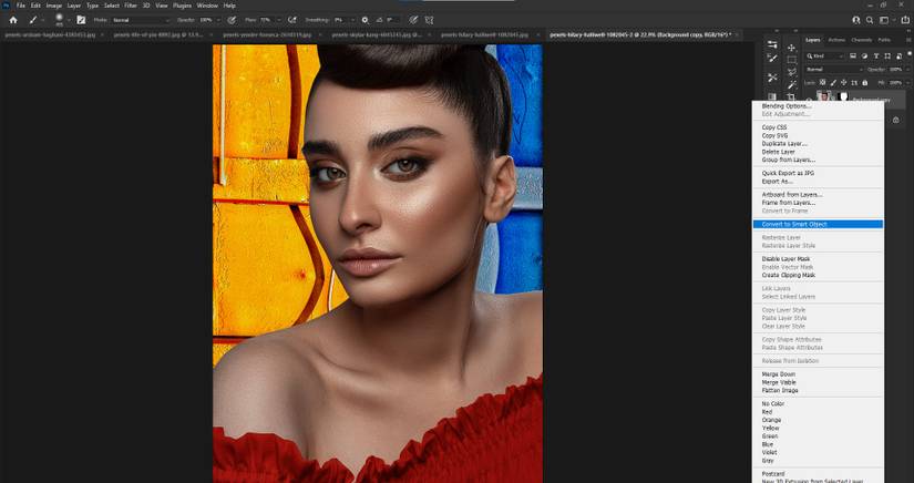 How to Transform a Photo Into an Abstract Portrait Using Photoshop