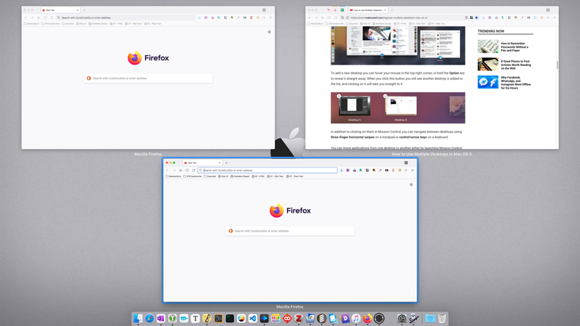 How to Use Multiple Desktops With Mission Control in macOS