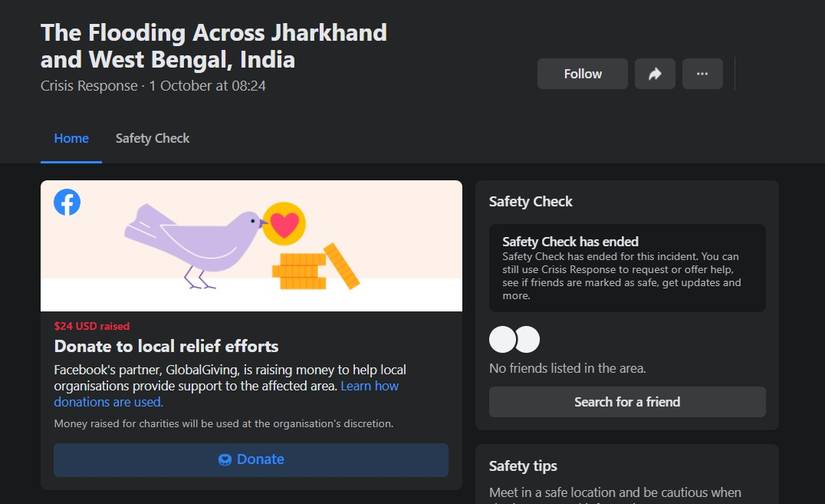 How to Mark Yourself as Safe on Facebook