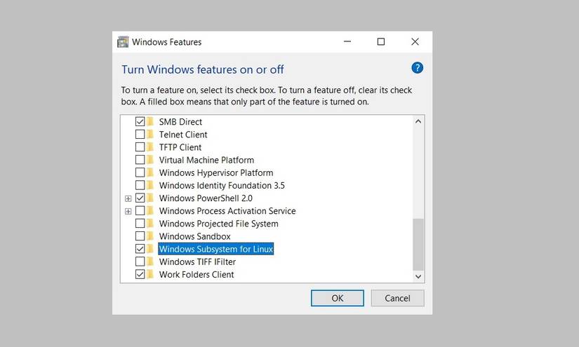 Windows Feature Unix Subsystem How to Enable Windows Subsystem for Linux