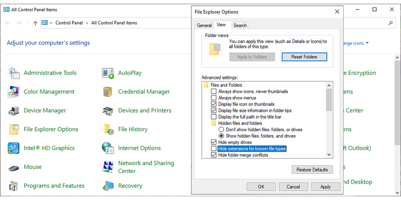 4 Ways to Make Windows 10 Show File Extensions