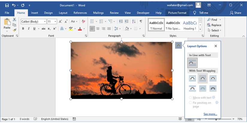 Layout Options Icon In Word How to Stop a Microsoft Word Image From Moving Around