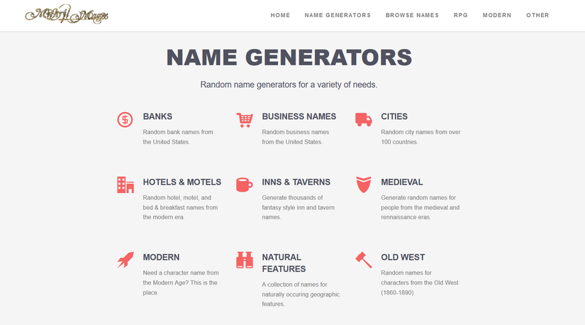 The 6 Best Websites to Generate Names for Your Fictional Characters