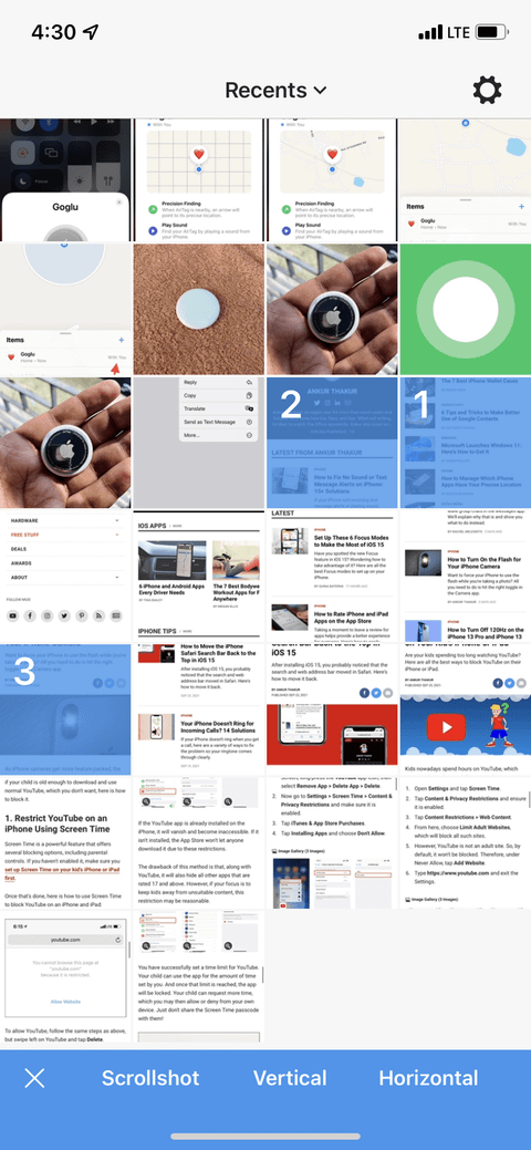 3 Free Ways to Combine Multiple Screenshots Side by Side on Your iPhone