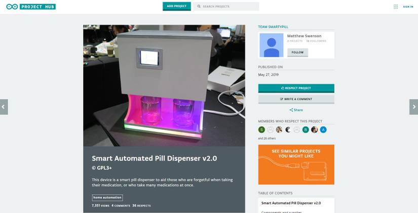 Pills Dispenser Using Arduino The 10 Best Arduino IoT Projects