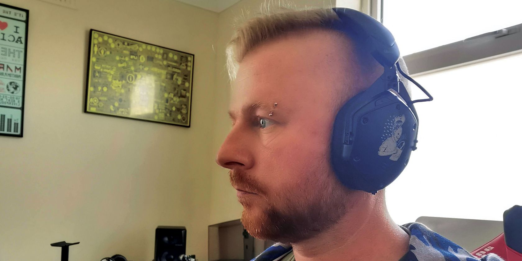 v-moda m-200 anc headphones in use