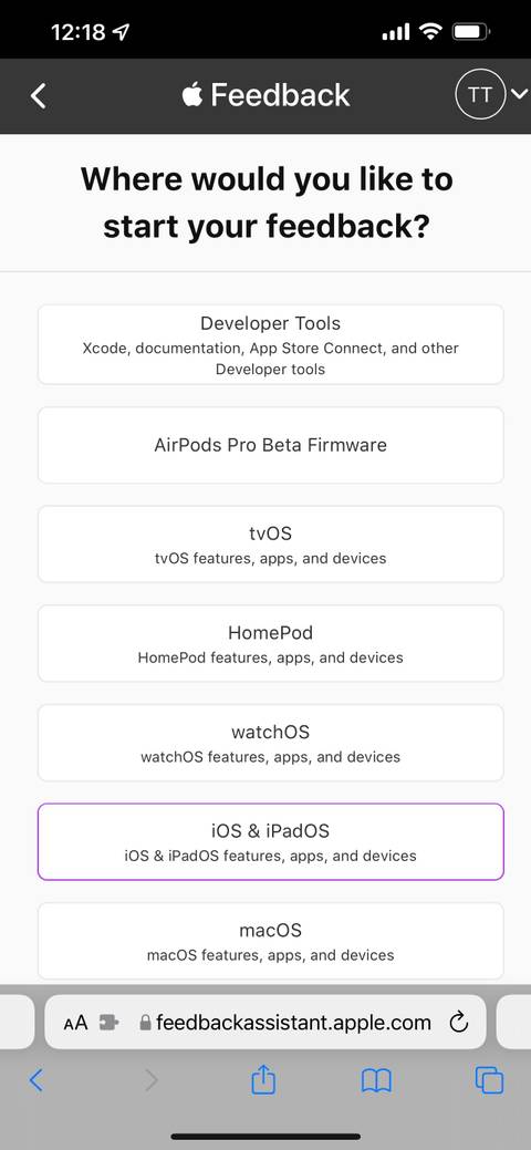 How to Submit iOS Feedback When You’re Not Running Beta Software