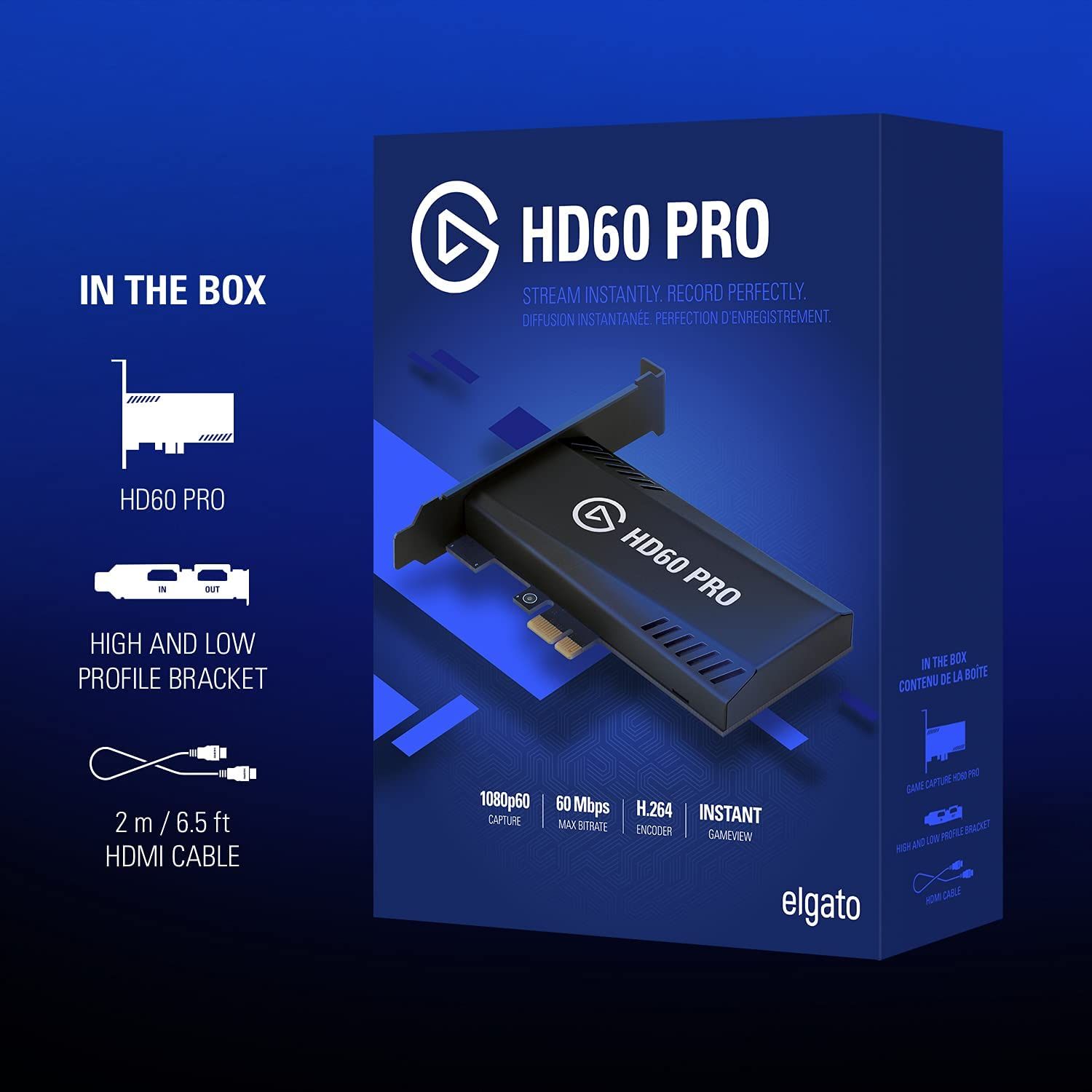 An image showing Elgato HD60 Pro in-box items
