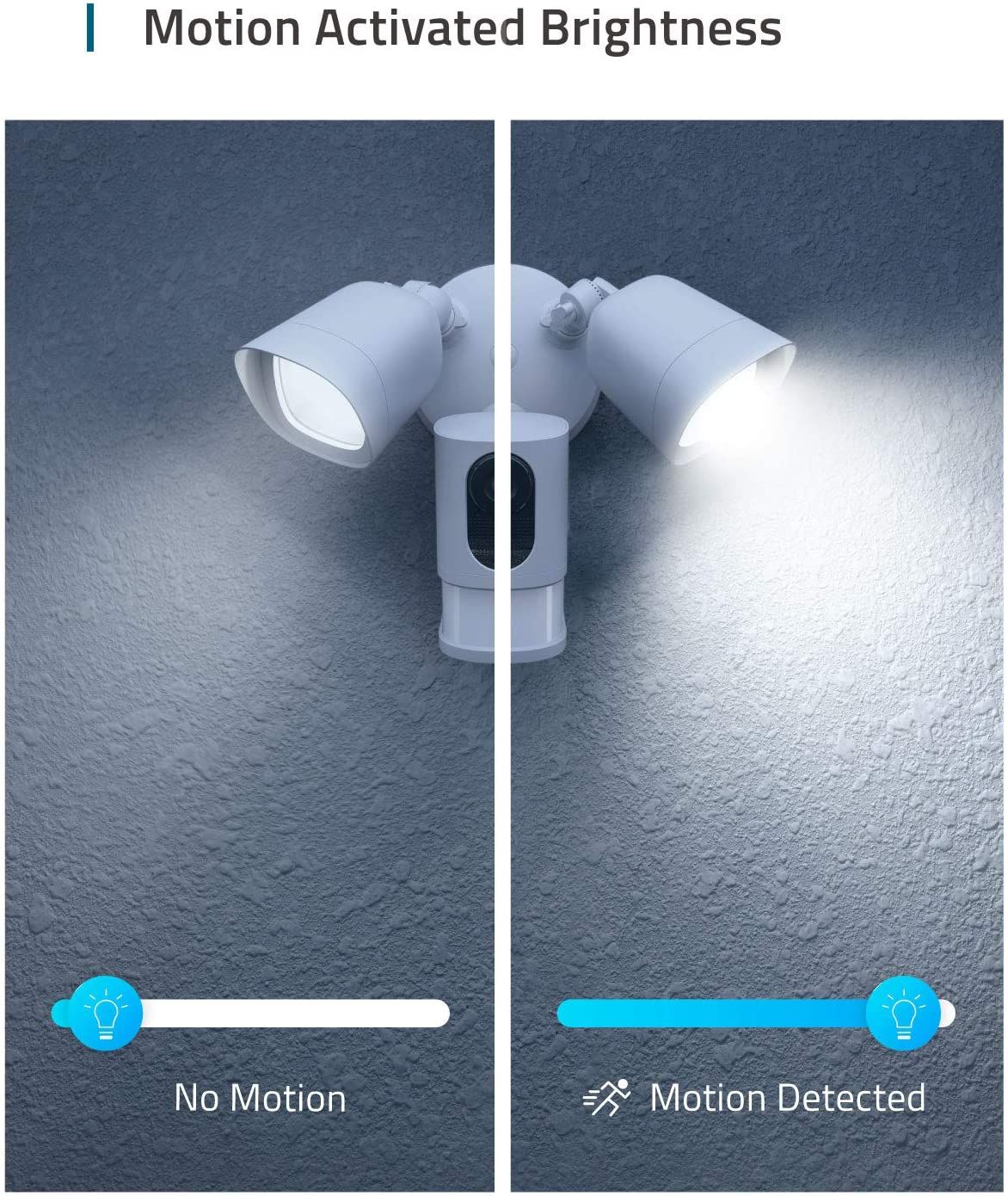 Eufy Security Floodlight Camera adjustable LED brightness
