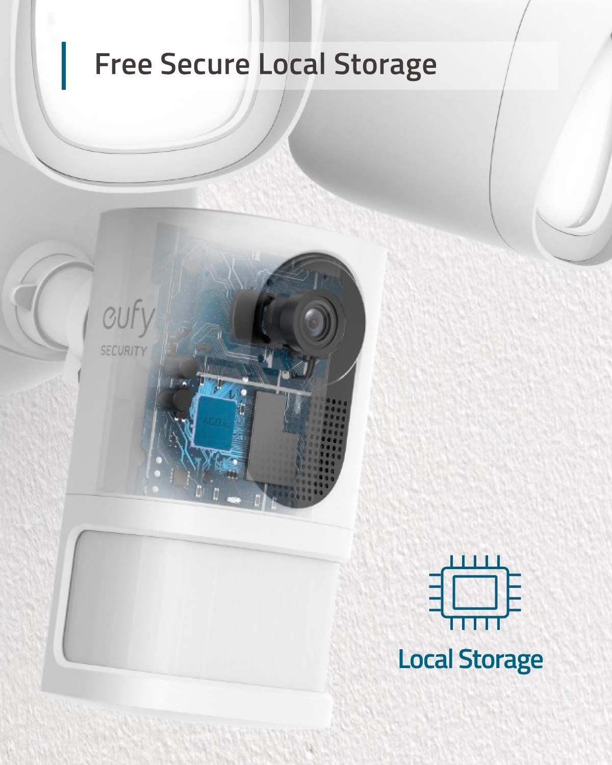 Eufy Security Floodlight Camera local video storage