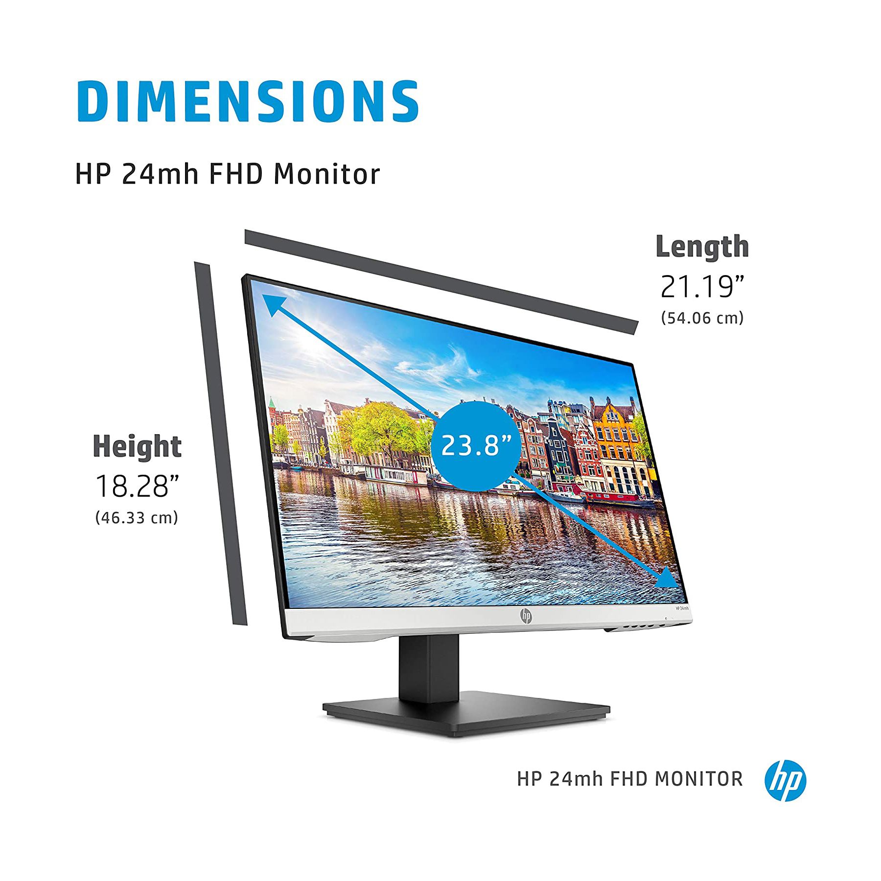 HP 23.8-inch FHD IPS Monitor 24mh 03