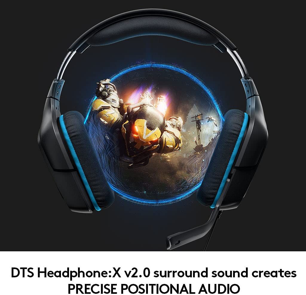 Logitech G432 7.1 Surround Sound Gaming Headset  DTS