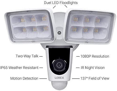 Lorex Dual Floodlight Camera security camera features