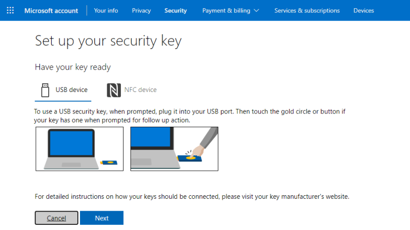 Sign In With Security Key How to Secure Your Microsoft Account (Without Passwordless Login)