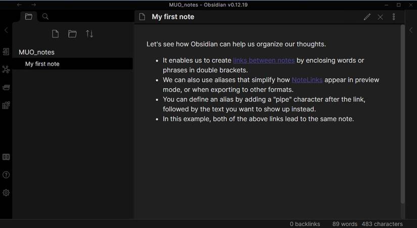 Turn Your Notes Into a “Second Brain” With Obsidian for Windows