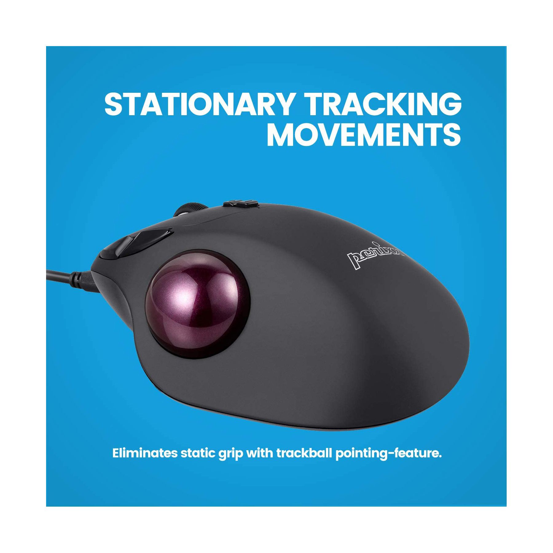 Preixx Perimice-512 Trackball Mouse 03