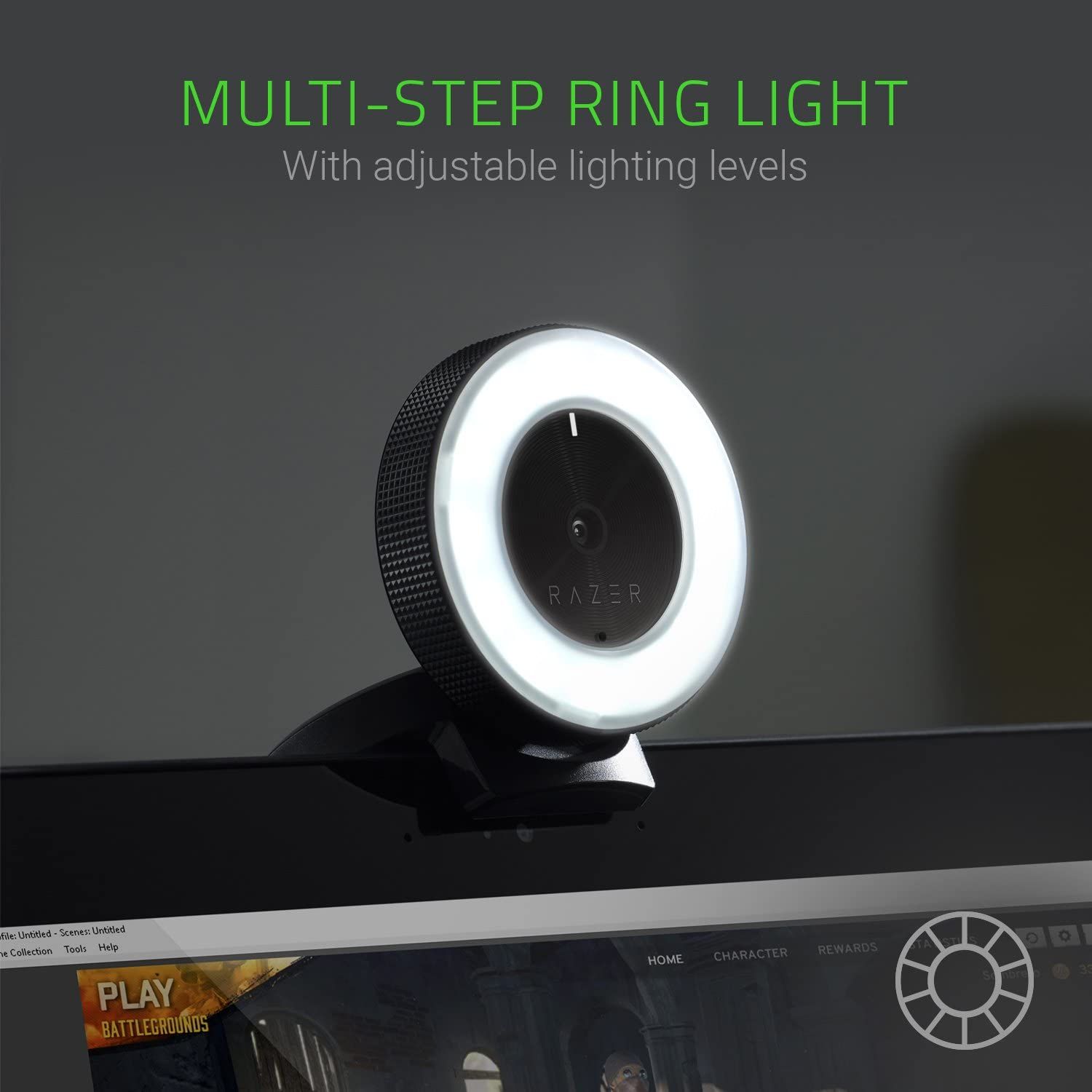 Razer Kiyo Streaming Webcam Ring Light