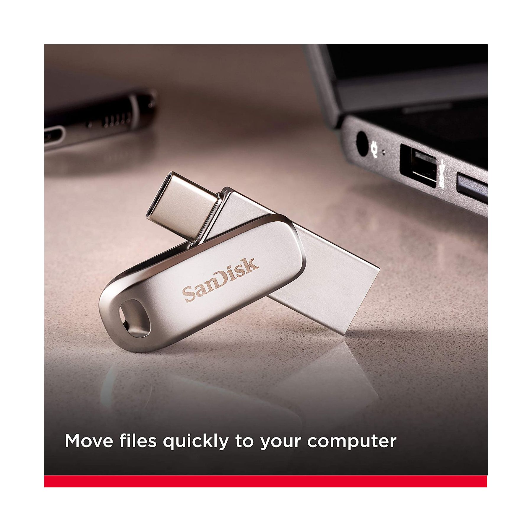 SanDisk Ultra Dual Drive Luxe 1TB USB Type-C Flash Drive 02