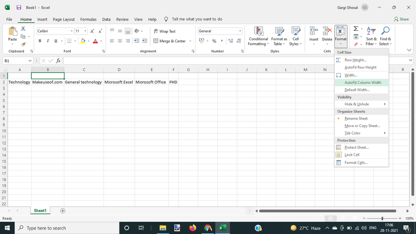 How to Wrap Text in Excel