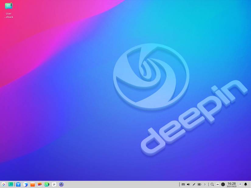 deepin desktop