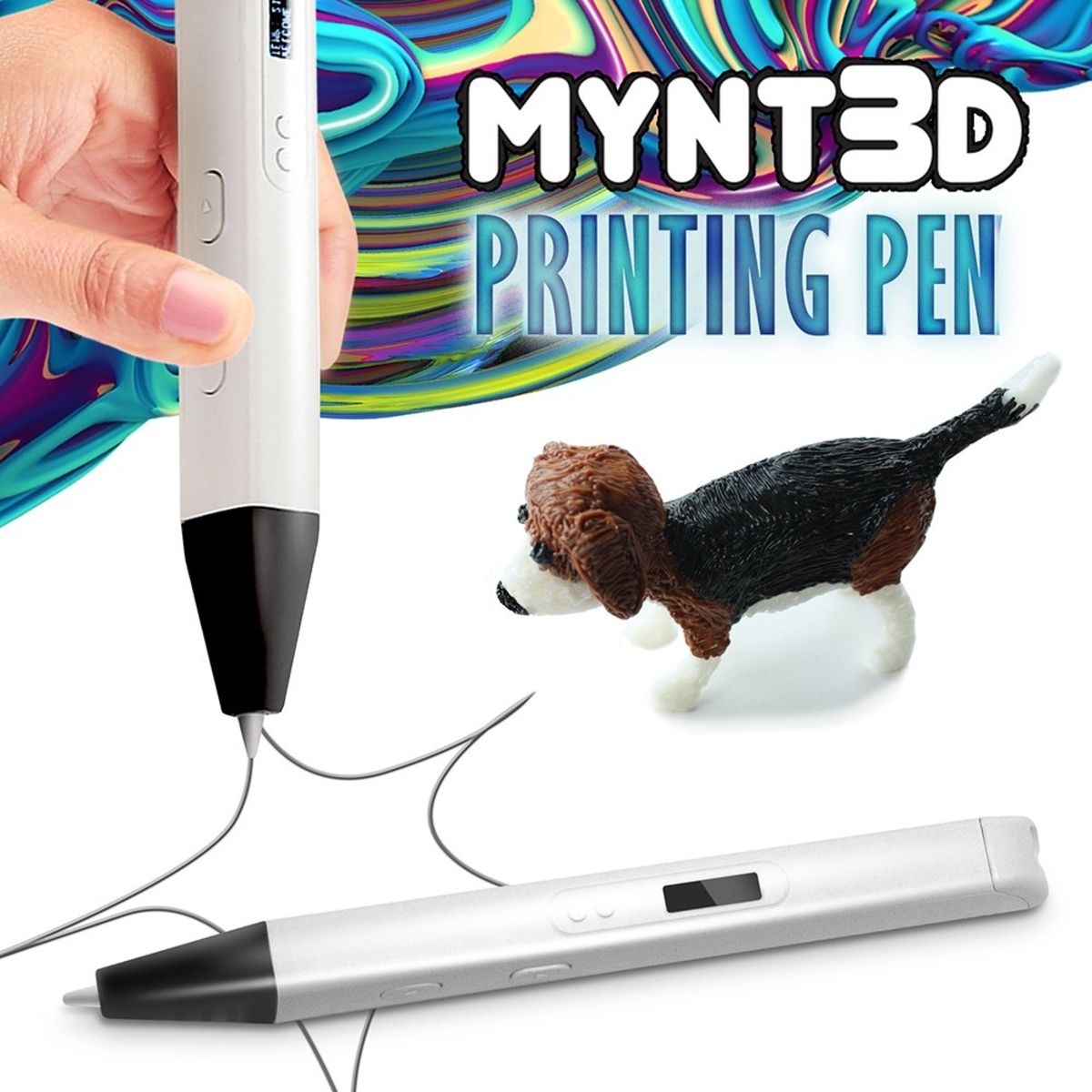 3d pen drawing dog