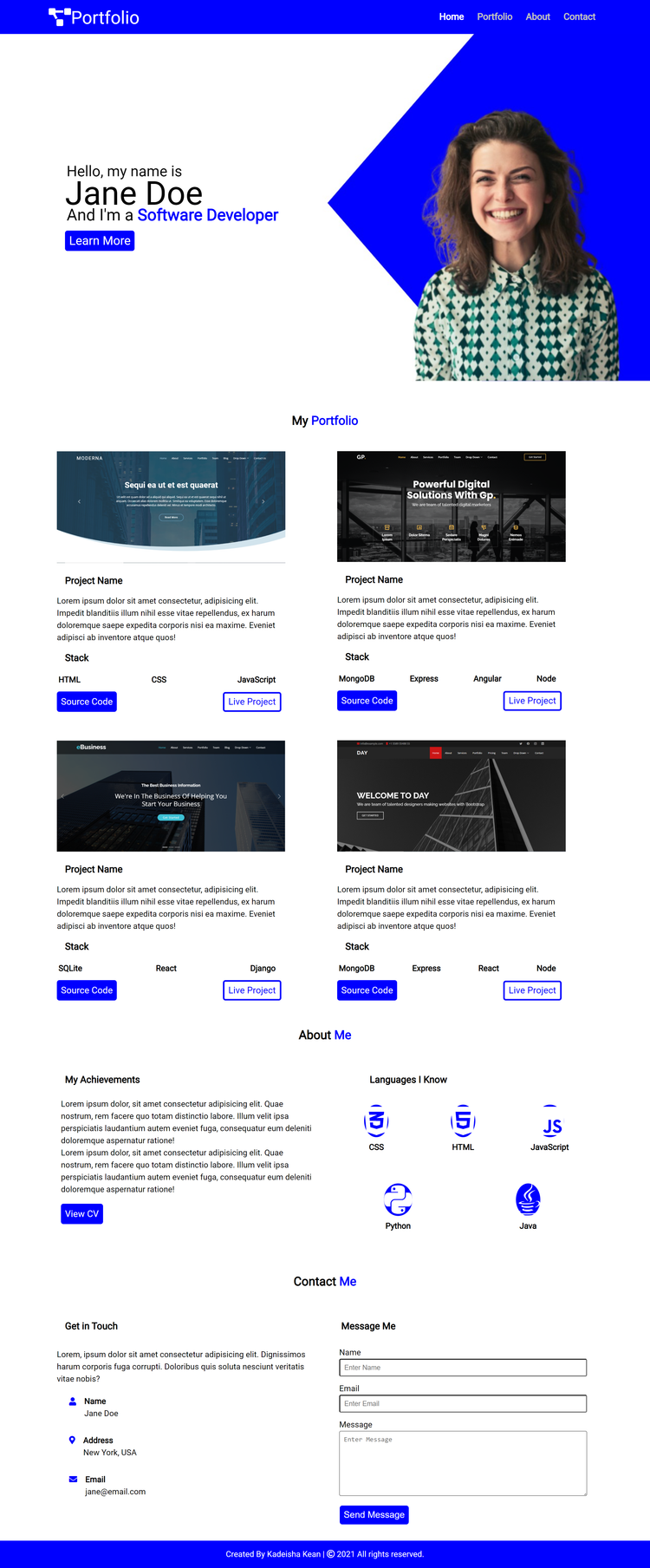 How to Create a Portfolio Website From Scratch