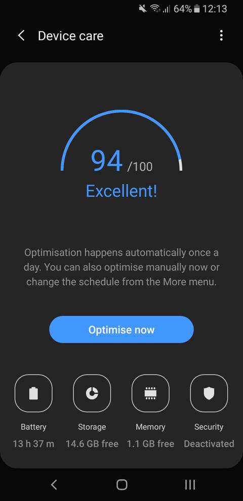 samsung phone device care