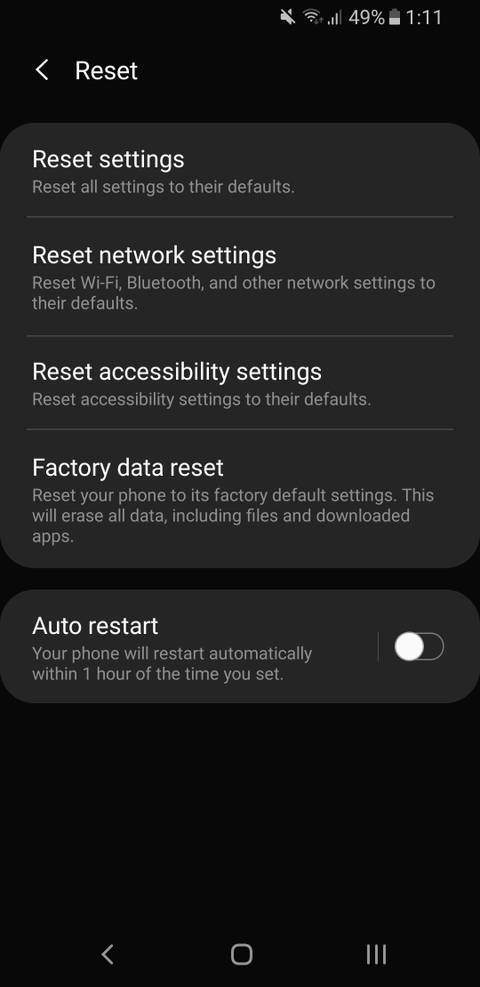 samsung phone reset