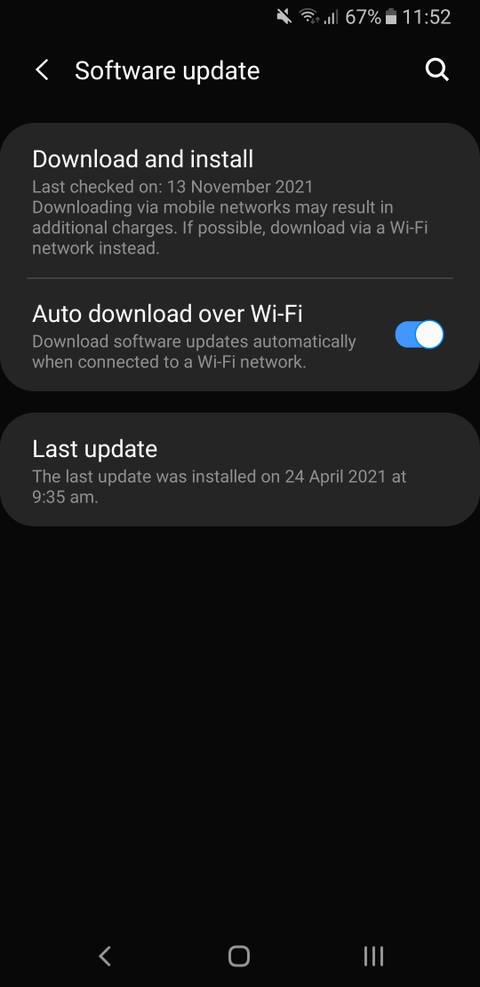samsung phone software update