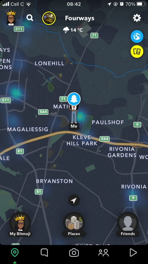 How to Use Snapchat's Snap Map Layers