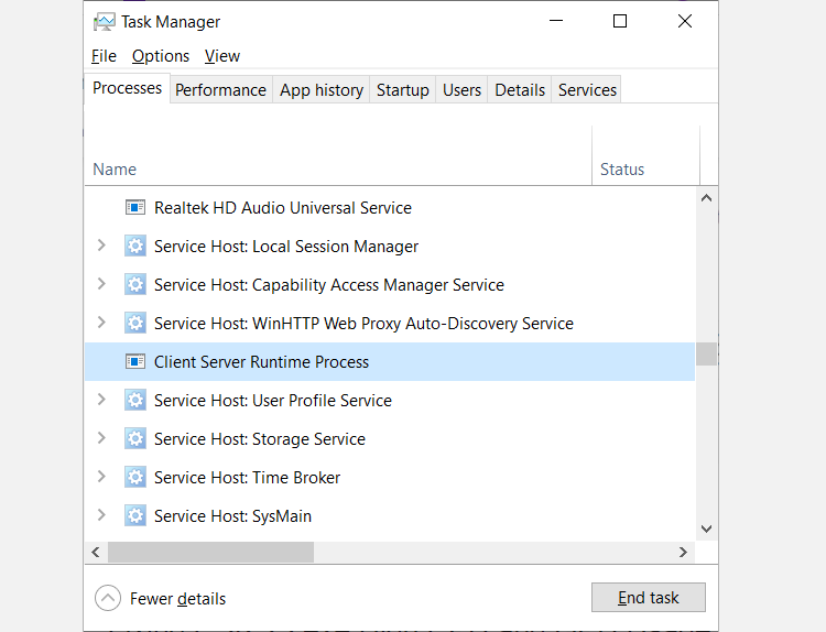 What Is the Client Server Runtime Process? Is It Important?