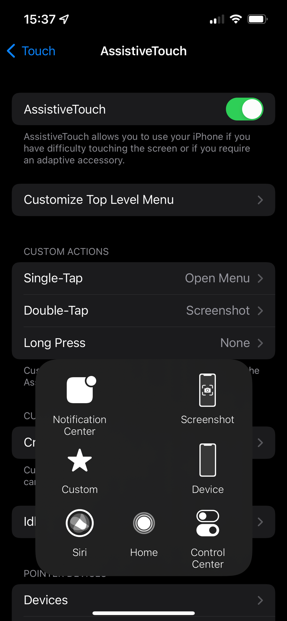 iPhone AssistiveTouch Menu 21