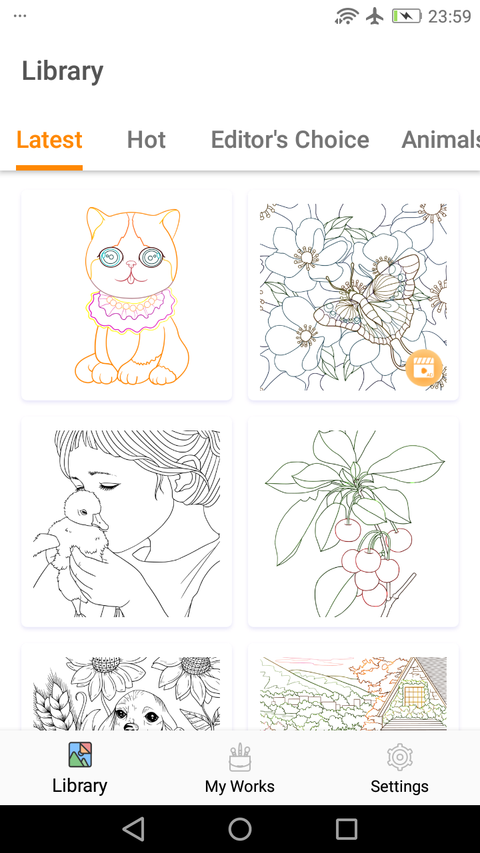 Art Number Color - Home